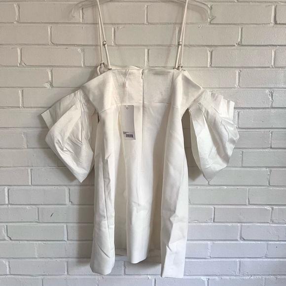 Likely | Capri Cold Shoulder Mini Dress in White, SZ 10 NWT - Picture 10 of 10